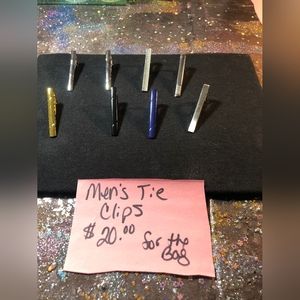 Men's tie clips